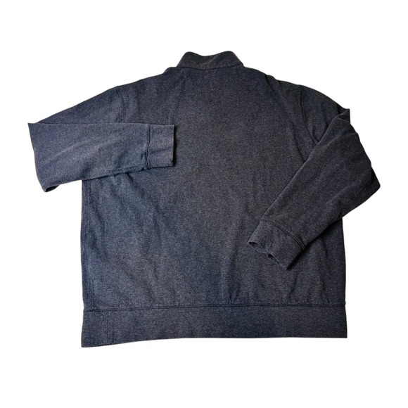 Polo Ralph Lauren Men's Charcoal Heather Herringbone 1/4 Pullover Sweater XL - Picture 12 of 14